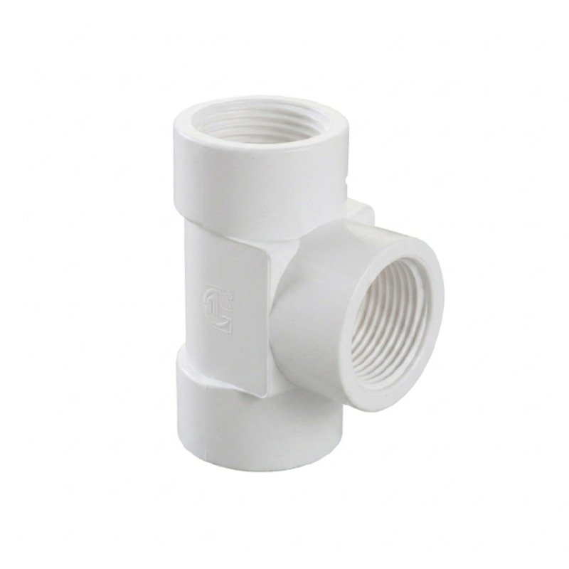 PVC Thread R-Brass Tee