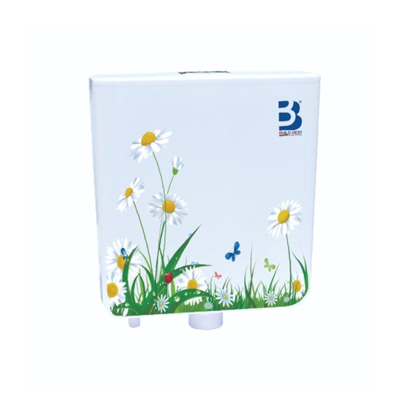 Queen Flush Tank - Sunflower - Single Push
