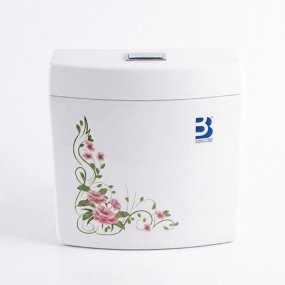 King Flush Tank- Rose - Double Push