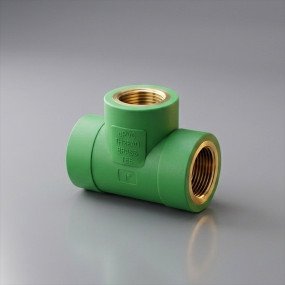 uPVC Thread Brass Tee