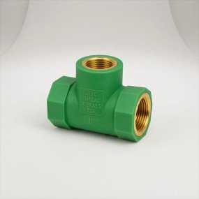 uPVC Thread R-Brass Tee